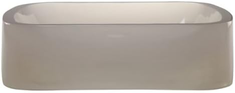 DECOLAV 2802-MST Incandescence Rounded Rectangular Vessel Sink, Mist