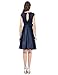 Ever Pretty Bowtie Round Neck Ruffles Satin Women Cocktail Dress 06113