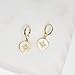 Star Small Hoop Dangle Drop Huggie Earrings