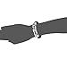 Areke Men's Stainless Steel Braided Leather Bracelets, CZ Punk Cuff Bracelet Bangle Silver 7.5-8.5 Inch Item Length 7.5 inch