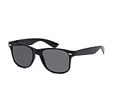 Classic 80's Vintage Style Design Sunglasses (Retro Optix/Dark Lens)