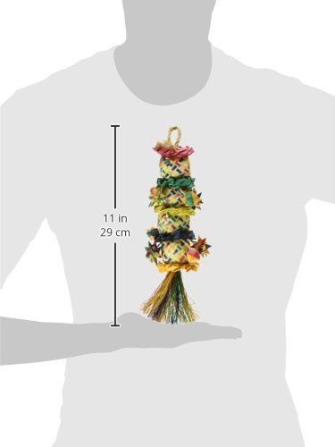 Planet Pleasures Flower Tower Bird Toy, Medium