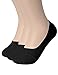 OSABASA Womens 3 Pair Casual No-Show Socks of Hidden Flat Boat Line,KWMS09-3 Pairs-BLACK,Shoe Size 5-8 (Sock Size 8.5