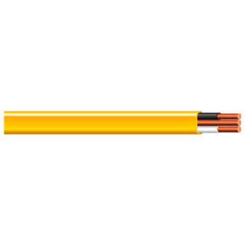 Cerrowire147-1602A3 15-Feet 12/2 NM-B Solid with Ground Wire, Yellow
