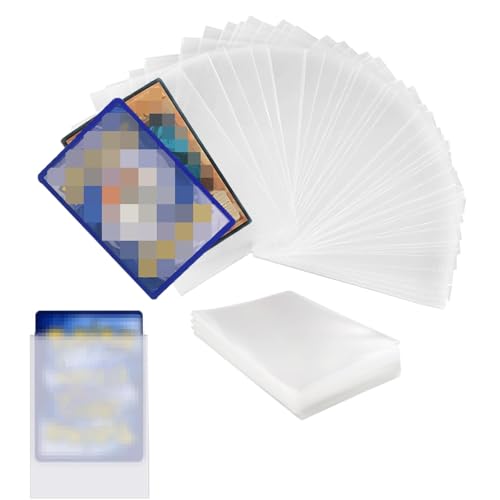 200Pcs 2.5" X 3.5"(66 x 91mm) Standard Card Sleeves, Ultra-Clear Card for Sports Game Cards & TradingCard