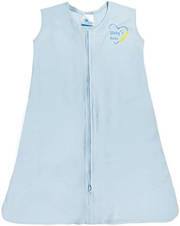 Lollo Wearable Blanket, Baby Sleepwear, Baby Sleeping Bag, 100% Cotton (XL, Soft Blue)