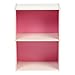 IRIS USA 596167 2-Tier Wood Storage Shelf, Pink