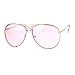 SA106 Retro Vintage Rimless Color Oceanic Lens Aviator Sunglasses Pink