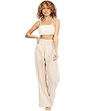 Billabong Women's New Waves Stripe Pant, Salt