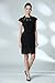 MEROKEETY Women's Sleeveless Lace Floral Elegant Cocktail Dress Crew Neck Knee Length for Party