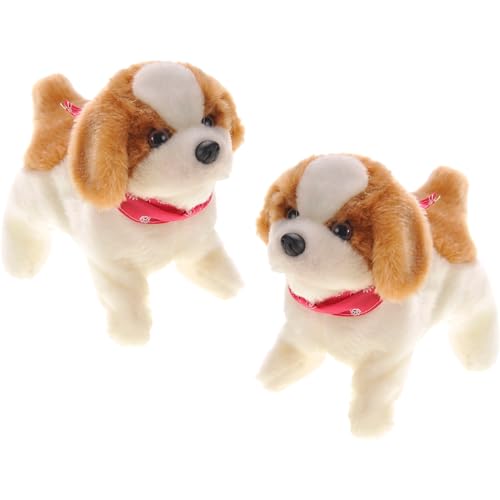 PowerTRC Cute Somersault Little Puppy | Barks, Sits, Walk, and Flips | Pet Toy Dog (2 Packs)