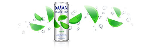 DASANI Sparkling Water Lime Zero Calories, 12 fl oz, 8 Pack