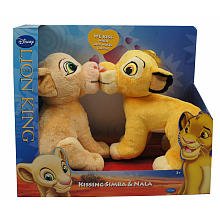 Disney Lion King Exclusive Plush Figure 2Pack Kissing Simba Nala