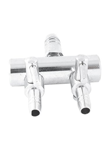 Uxcell Aquarium 2 Way Air Flow Splitter Distributor Pump Valve, 8mm-4mm