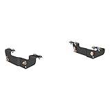 CURT 16418 5th Wheel Installation Brackets Black Select Chevrolet Silverado, GMC Sierra 1500, 2500LD, 2500HD, 3500