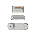 ATEANO Complete Side Buttons Volume Silent Switch and Power Key Replacement for iPhone 5 and 5s