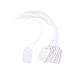 Pandahall 500pcs White Jewelry Price Tags Clothing Display Tag Gift Message Card Writable Rectangle Paper Price Marking Label Design Blank with Hanging String 23x13mm/0.9x0.5 Inch