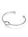 CHICNOW Bridesmaid Gifts for Wedding Day Tie the Knot Bracelet Bridesmaid Gift Maid of Honor Proposal Silver Bracelet Jewelry Set (Silver Set of 6)
