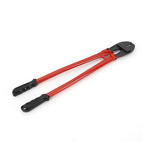 30'' Wire Rope Crimping Hand Swager Tool Heavy Duty Alloy Steel Hand Swaging Tools For Wire Rope Aircraft Cable 5/32'' 1/4'' & 5/16'' Wire Rope Cutter