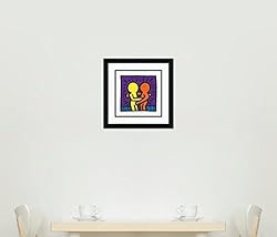 Framed Art Print, 'Untitled 1987' by Keith
