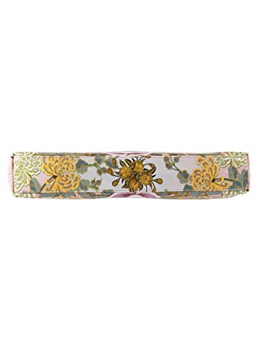 Papaya: Large Tassel Pouch, Artistic Cosmetic Bag, Carry-All Travel Clutch (Love Multiplies)