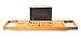 Zenheim Luxurious Bamboo Bathtub Caddy/Tray with Extendable Sides