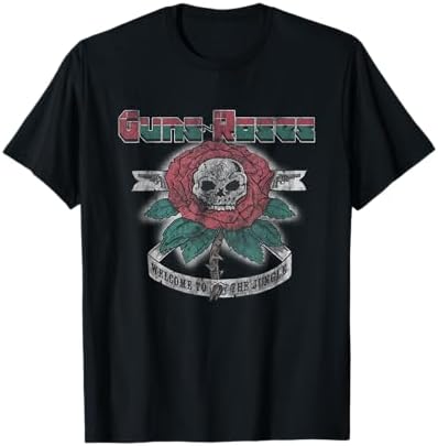Amazon.com: Guns N' Roses Official Cards Distress T-Shirt Small