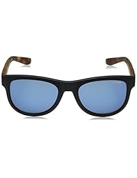 Arnette Clase Ley no polarizada Iridium Ronda anteojos de sol, Fuzzy Negro, 54 mm