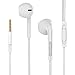In Ear Headphones, Vomercy iPhone Earbuds with Mic Stereo Earphones with Volume Control White