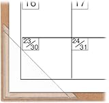 StoreSMART Peel and Stick Calendar Corners - Clear