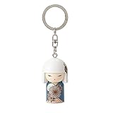 Enesco kimmidoll “Kioko Happiness” PVC Keychain, 2.17”