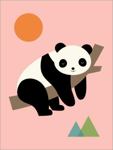 Posterlounge Wood print 50 x 70 cm: Lazy Day by Andy Westface ...