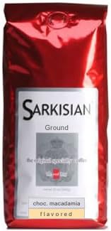 Sarkisian Specialty Gourmet Coffee - 12 Oz - Ground Chocolate Macadamia Blend - Gourmet Roast - Arabica Beans.. 2 Bags