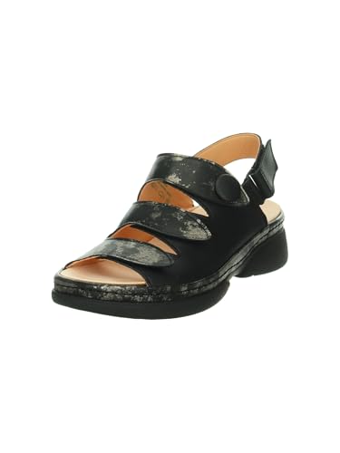 Think! Cambio Damen Lederfutter, Sandalia Mujer, Negro Combi 0080, 36 EU