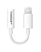 TiehnomTM Lightning to 3.5 mm Headphone Jack Adapter for iPhone 5/5s/6/6s/6 Plus 7/7 Plus (white)