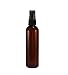 wolfmoon botanicals WM (Set of 4) 4 Oz Amber Cosmo Refillable, Reusable, Empty Plastic Bottles w/Fine Mist Spray Cap Atomizer – Mfg. USA - Used in DIY, Perfume, Oils, Aromatherapy, Body Mist (Amber)