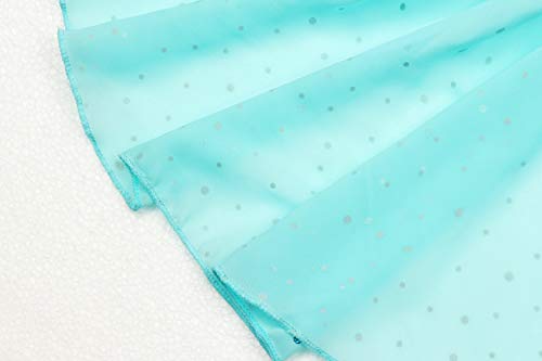 girls wrap skirted leotards for girls kids 2t 3t toddlers dance dress donuts aqua green chiffon colorful