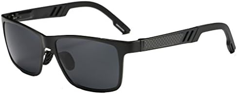 REVOLV POLARIZED MEN'S SUNGLASSES | RETRO STYLE | MODERN DESIGNER LOOK | ALUMINUM METAL FRAME