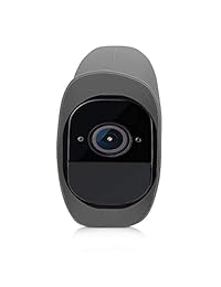 kwmobile 2X Skin for Arlo Pro Pro 2 Smart - Funda de silicona para cámara de seguridad al aire libre CCTV, color negro