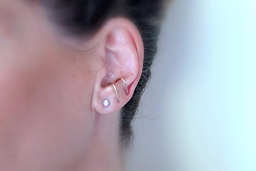 Handmade SINGLE 14K Goldfilled Suspender earring