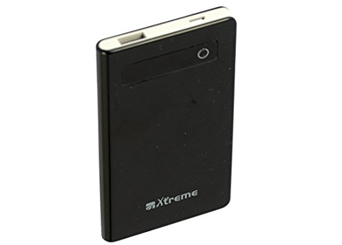 Xtreme 51510 Lithium Polymer Power Bank, with LED Charging Indicator, Capacity 5000 mAh 5 V Output: USB Port 5 V, 1 A