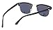Outray Vintage Half Frame Horn Rimmed Sunglasses Polarized For Men or Women 2142c6 Silver