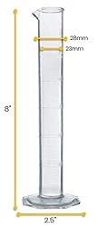 EISCO Graduated Cylinder, 50mL - Class B Tolerance