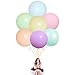 36 Inch Big Round Balloons 7 Pack Macaron Assorted Colors Thick Giant Balloons Pastel Balloon for Party Decorations by IN-JOOYAA