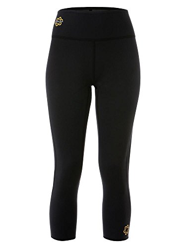 Zaggora High Rise Hotpants 3.0 Slimming Capri, Black, Large