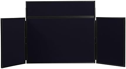 Panel Warehouse Midi Desktop Display Boards Kit with Black Frame & Cardboard Carry Case (Black) - 11 Colours