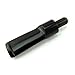 OLD FOX DIY Short Straight Saddle Pipe Stem Replacement Tobacco Pipe Mouthpiece Fit 3mm Filter BE0010