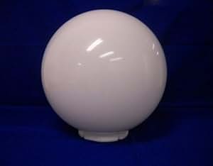 14" WHITE Acrylic Plastic Light Round Globe Lamp fixture ...