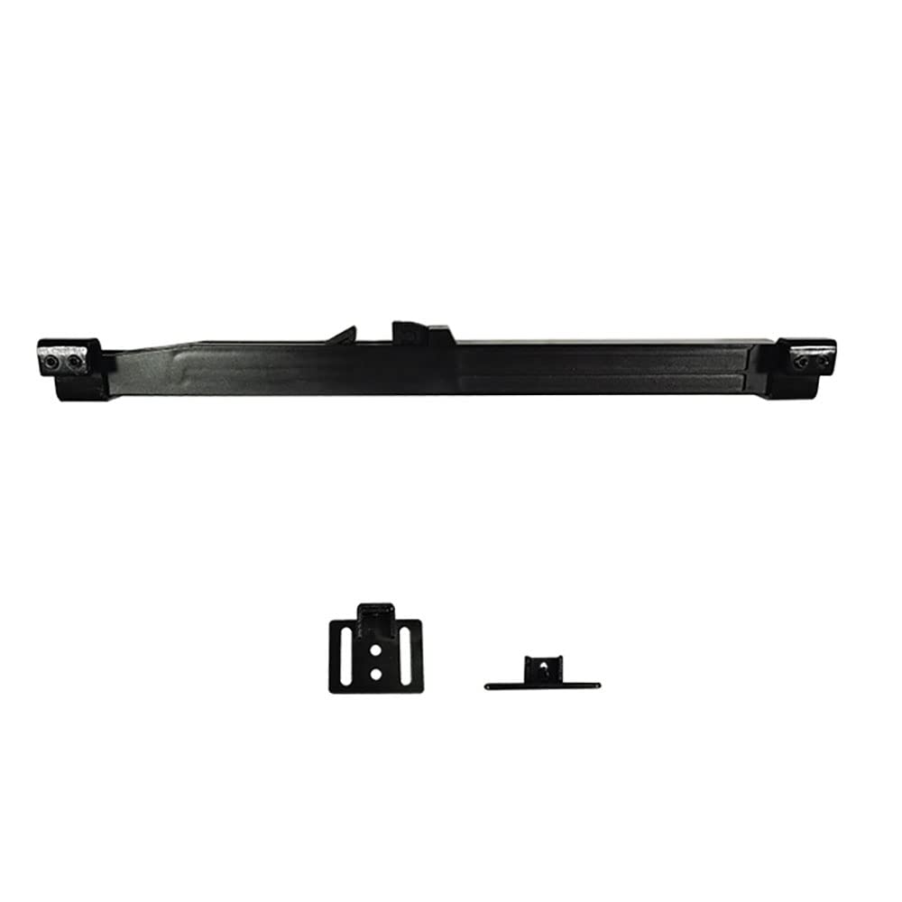 WANGCL Black Plastic Upgraded Barn Door Soft Close Mechanism Hole Free Sliding Door Spring Buffer Damper
