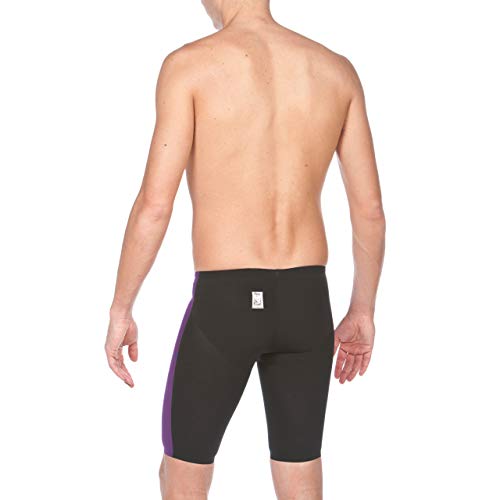 Arena Men's Powerskin Carbon Air Swim Jammer, Plum/Fluo Yellow, 30